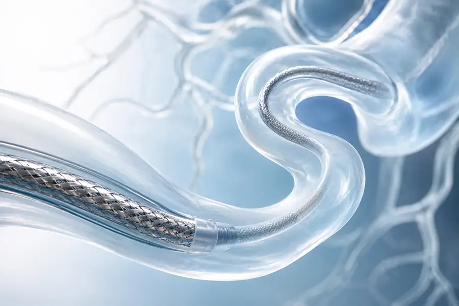 Braided catheter shaft used in neurovascular applications