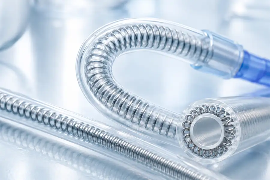 Coil reinforced catheter shafts