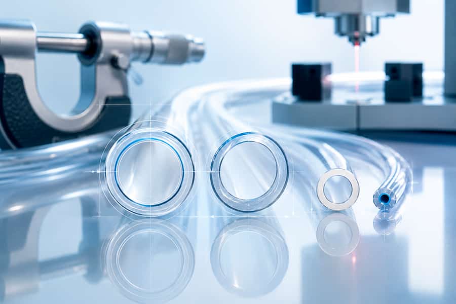 Medical tubing extrusion tolerances