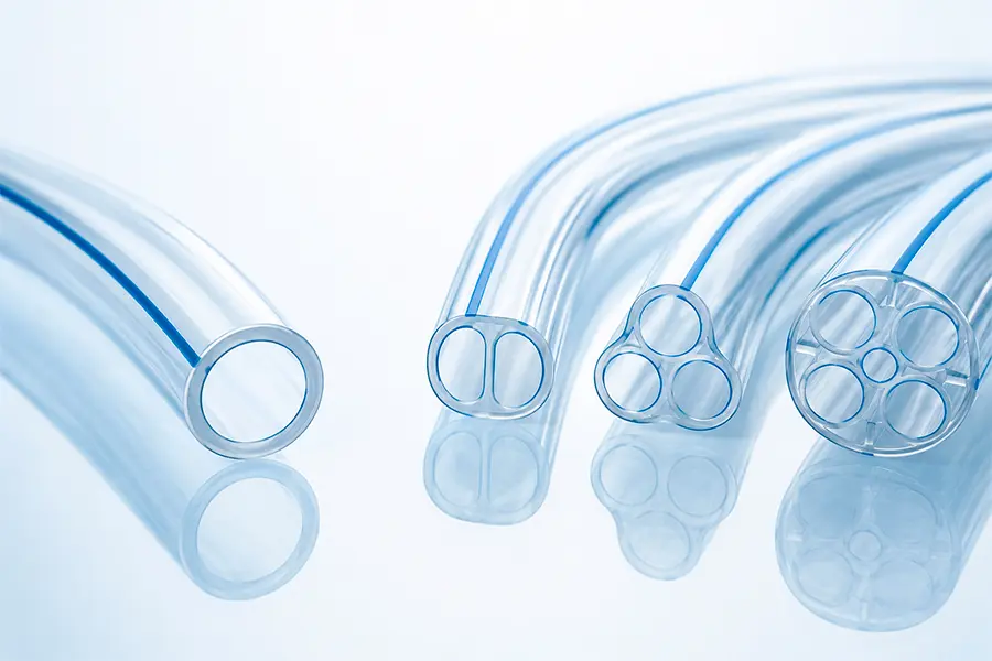 Comparison of single-lumen vs multi-lumen catheter extrusion tolerance and tooling complexity
